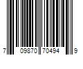 Barcode Image for UPC code 709870704949