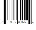 Barcode Image for UPC code 709972800754