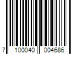 Barcode Image for UPC code 7100040004686