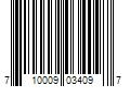 Barcode Image for UPC code 710009034097