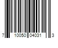 Barcode Image for UPC code 710050040313