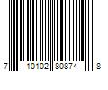 Barcode Image for UPC code 710102808748