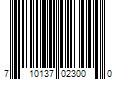 Barcode Image for UPC code 710137023000