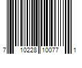 Barcode Image for UPC code 710228100771