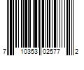 Barcode Image for UPC code 710353025772