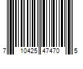 Barcode Image for UPC code 710425474705