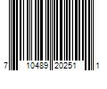 Barcode Image for UPC code 710489202511