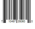 Barcode Image for UPC code 710497350600