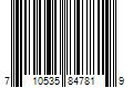 Barcode Image for UPC code 710535847819