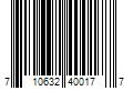 Barcode Image for UPC code 710632400177