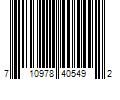 Barcode Image for UPC code 710978405492