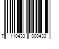 Barcode Image for UPC code 7110433000430