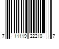 Barcode Image for UPC code 711119222107