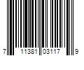 Barcode Image for UPC code 711381031179