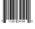 Barcode Image for UPC code 711381341940