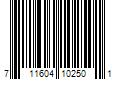 Barcode Image for UPC code 711604102501