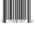 Barcode Image for UPC code 711700110172