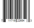 Barcode Image for UPC code 711719226543