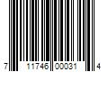 Barcode Image for UPC code 711746000314