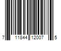 Barcode Image for UPC code 711844120075