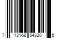 Barcode Image for UPC code 712168543205