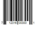 Barcode Image for UPC code 712316003001