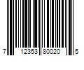 Barcode Image for UPC code 712353800205