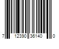 Barcode Image for UPC code 712390361400