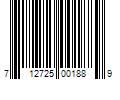 Barcode Image for UPC code 712725001889