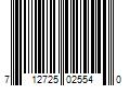 Barcode Image for UPC code 712725025540