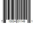 Barcode Image for UPC code 713034011491