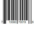 Barcode Image for UPC code 713080700196