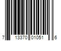 Barcode Image for UPC code 713370010516