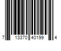 Barcode Image for UPC code 713370401994