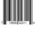 Barcode Image for UPC code 713505023114