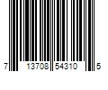 Barcode Image for UPC code 713708543105. Product Name: BCL Spa Organic Milk + Honey 4 Step Packettes Single