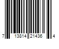 Barcode Image for UPC code 713814214364