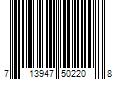 Barcode Image for UPC code 713947502208