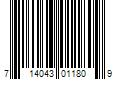 Barcode Image for UPC code 714043011809