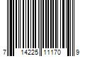 Barcode Image for UPC code 714225111709