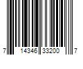 Barcode Image for UPC code 714346332007