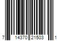 Barcode Image for UPC code 714370215031