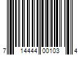 Barcode Image for UPC code 714444001034