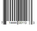 Barcode Image for UPC code 714444001133