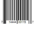 Barcode Image for UPC code 714444001157