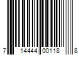 Barcode Image for UPC code 714444001188