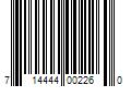 Barcode Image for UPC code 714444002260