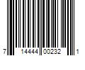 Barcode Image for UPC code 714444002321