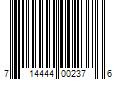 Barcode Image for UPC code 714444002376