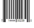 Barcode Image for UPC code 714444002390